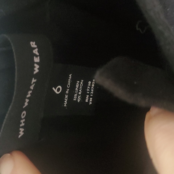 Who What Wear High Waisted Linen Pants - Picture 4 of 4